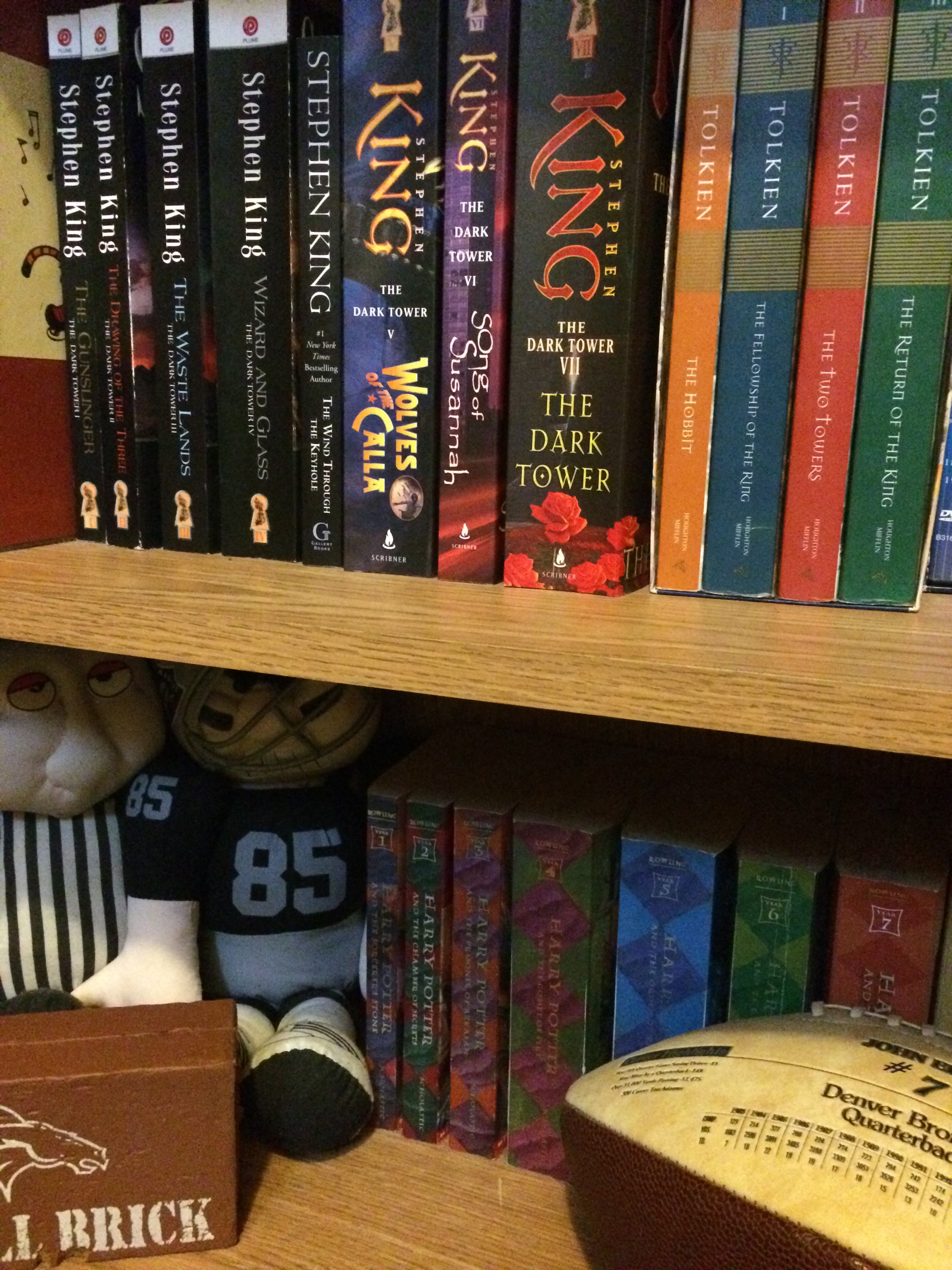 Dark Tower, Lord of the Rings, Calvin and Hobbes and Harry Potter